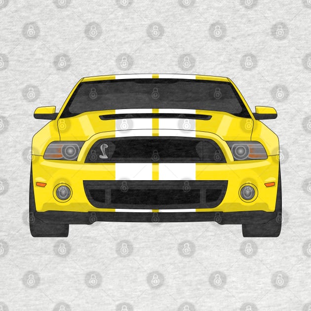MUSTANG SHELBY GT500 YELLOW by VENZ0LIC